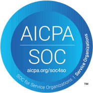 AICPA SOC 1 Type 1 and SOC 2 Type 2 compliant badge