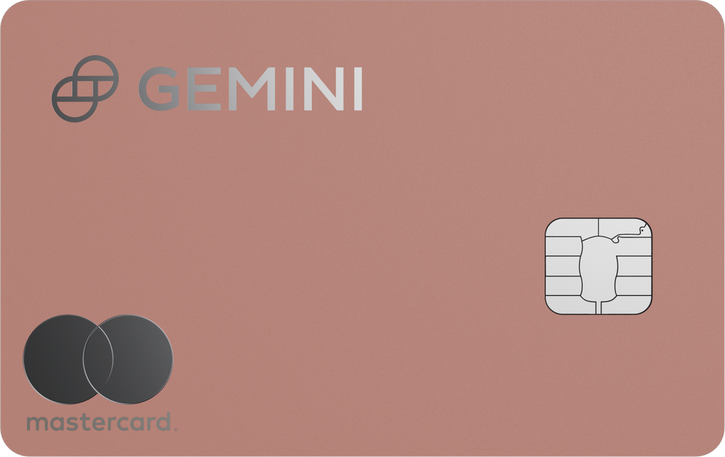 front side of rose gemini credit card