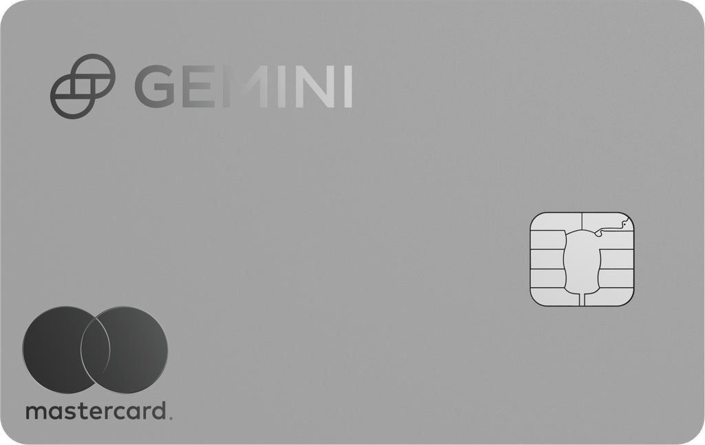 front side of silver gemini credit card