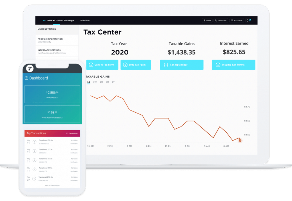 TaxBit Dashboard